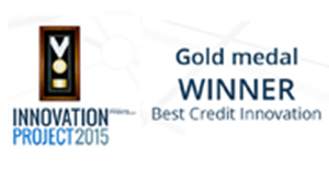 Gold Award Winner Credit Innovation PYMNTS.com, 2015, USA